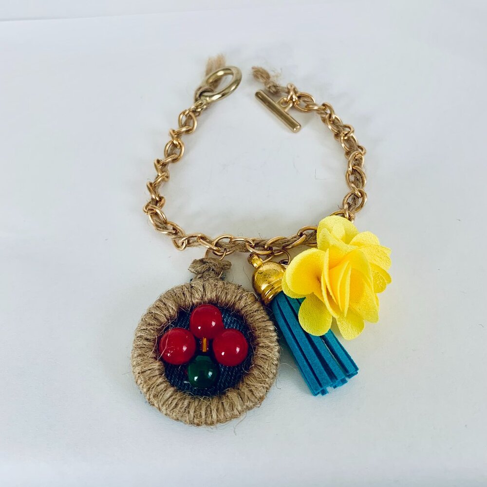 New Garell Handmade in USA Bracelet with Charms & Beads– Boho Chic Jewelry